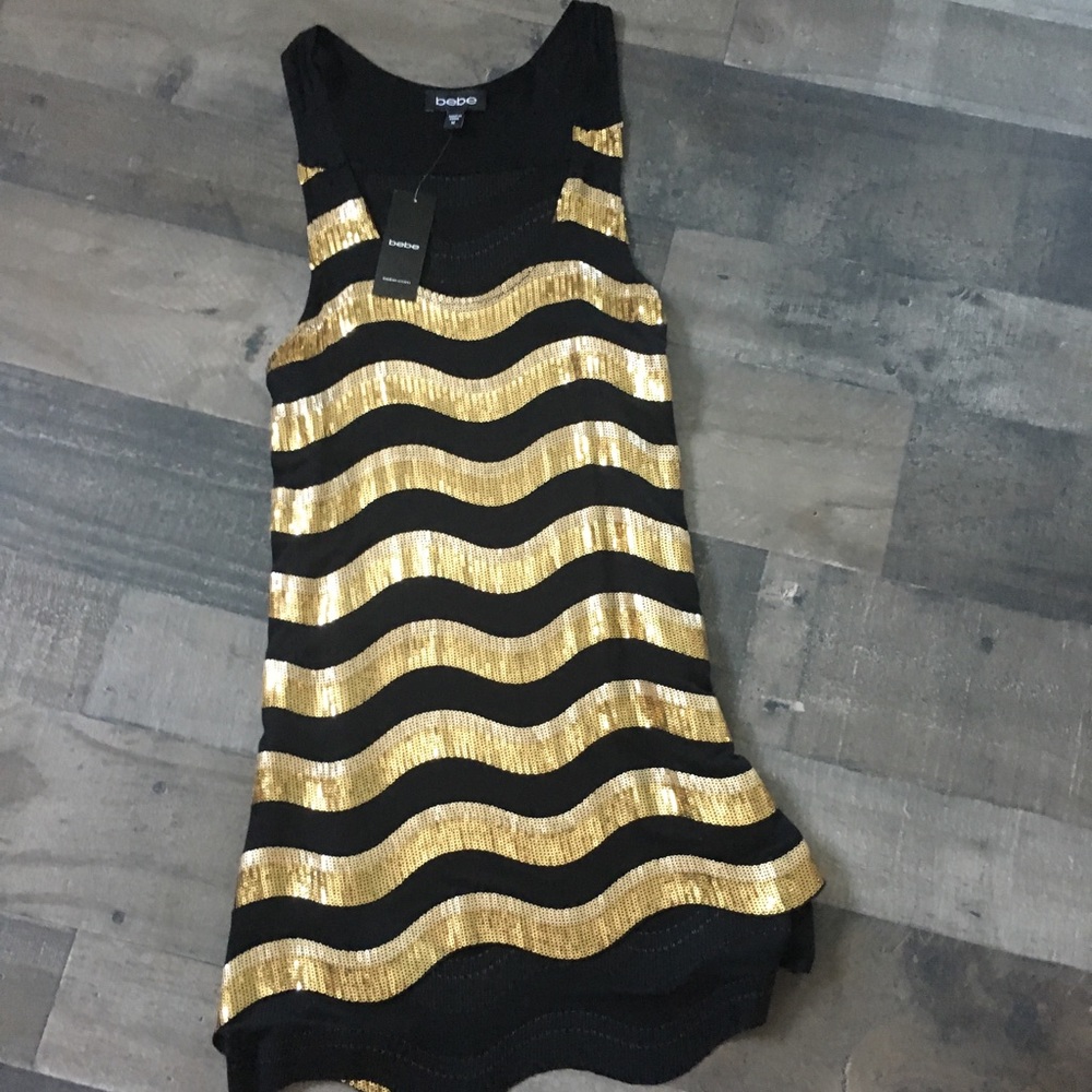 Bebe sequin top